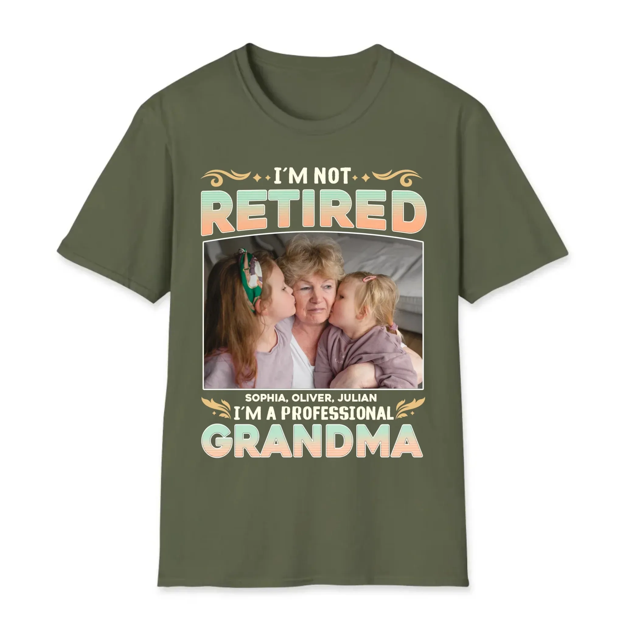 I'm Not Retired, I'm A Professional Mother - Personalized Gifts For Mom - Sweater