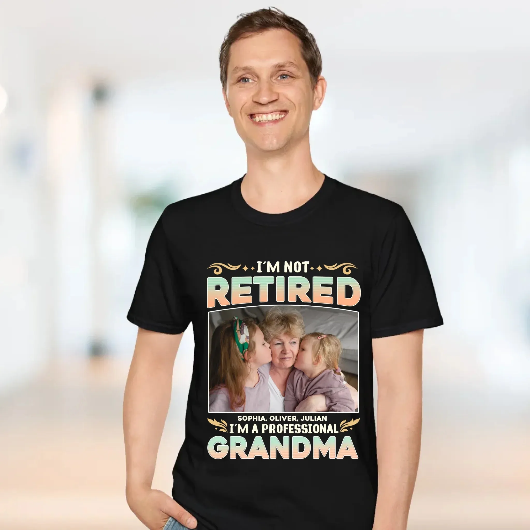 I'm Not Retired, I'm A Professional Mother - Personalized Gifts For Mom - Sweater