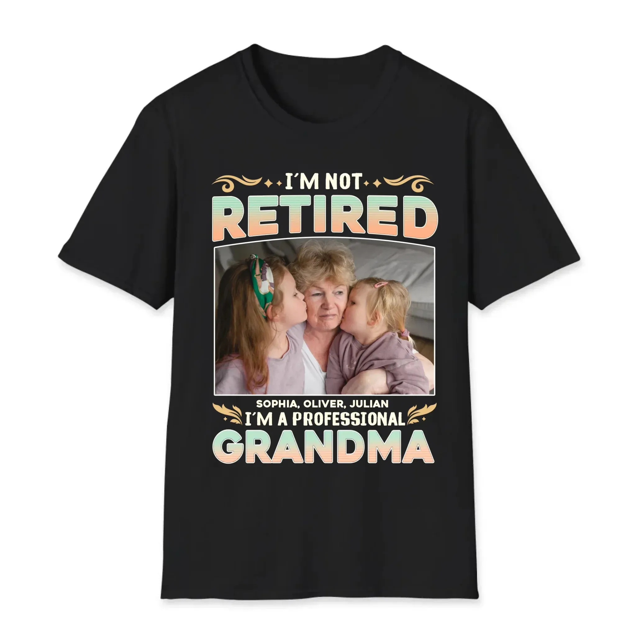 I'm Not Retired, I'm A Professional Mother - Personalized Gifts For Mom - Sweater