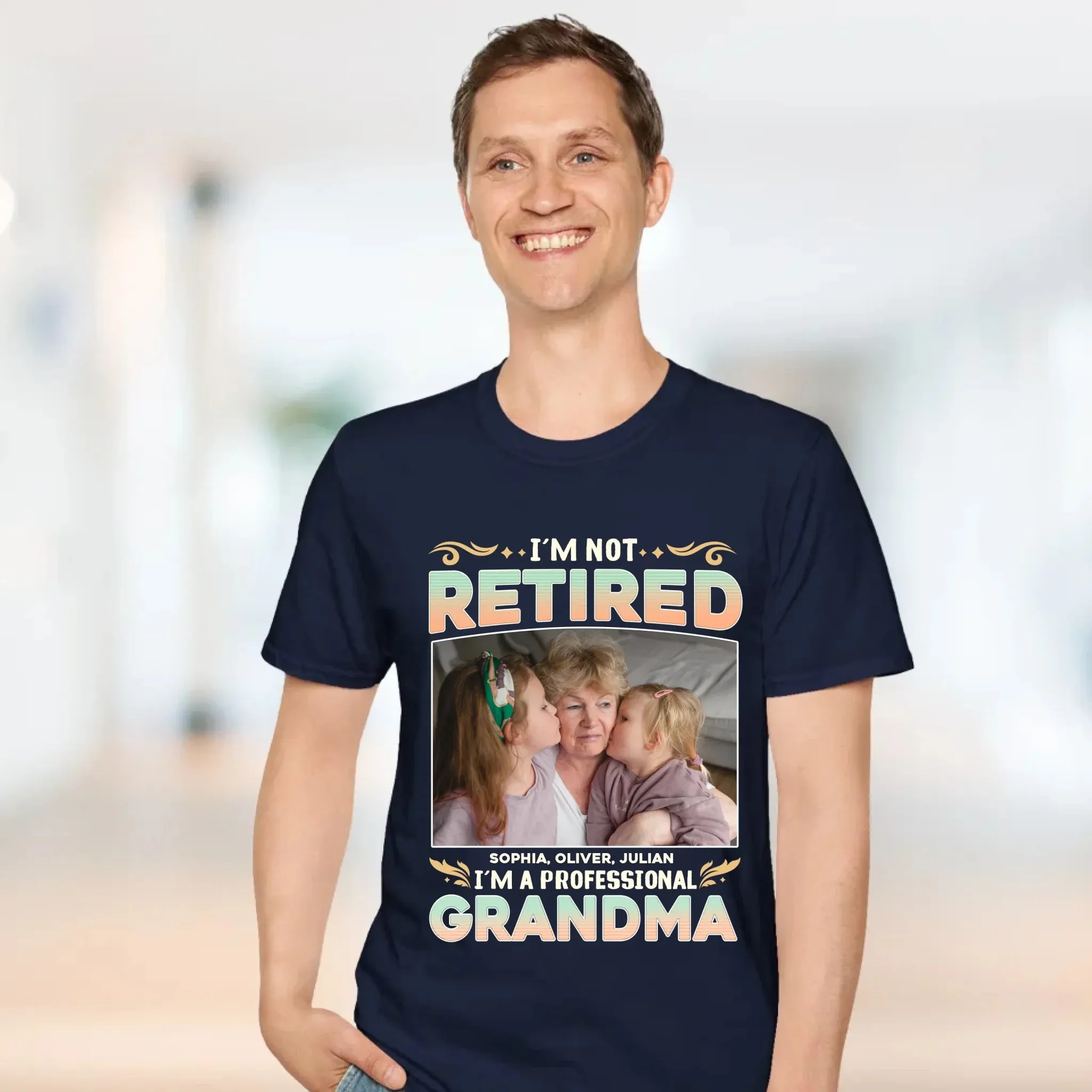 I'm Not Retired, I'm A Professional Mother - Personalized Gifts For Mom - Sweater