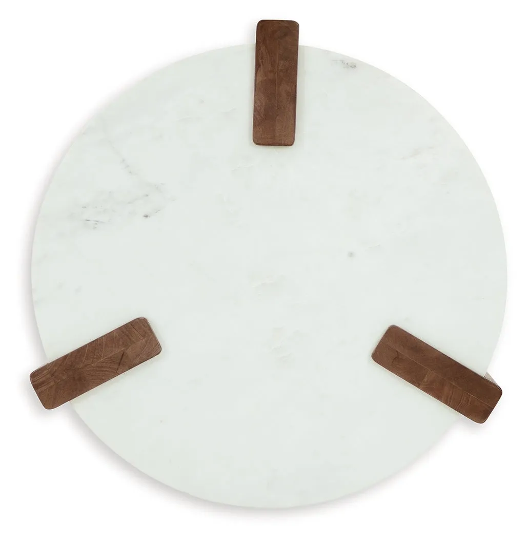 Isanti Coffee Table with 1 End Table in White/Brown