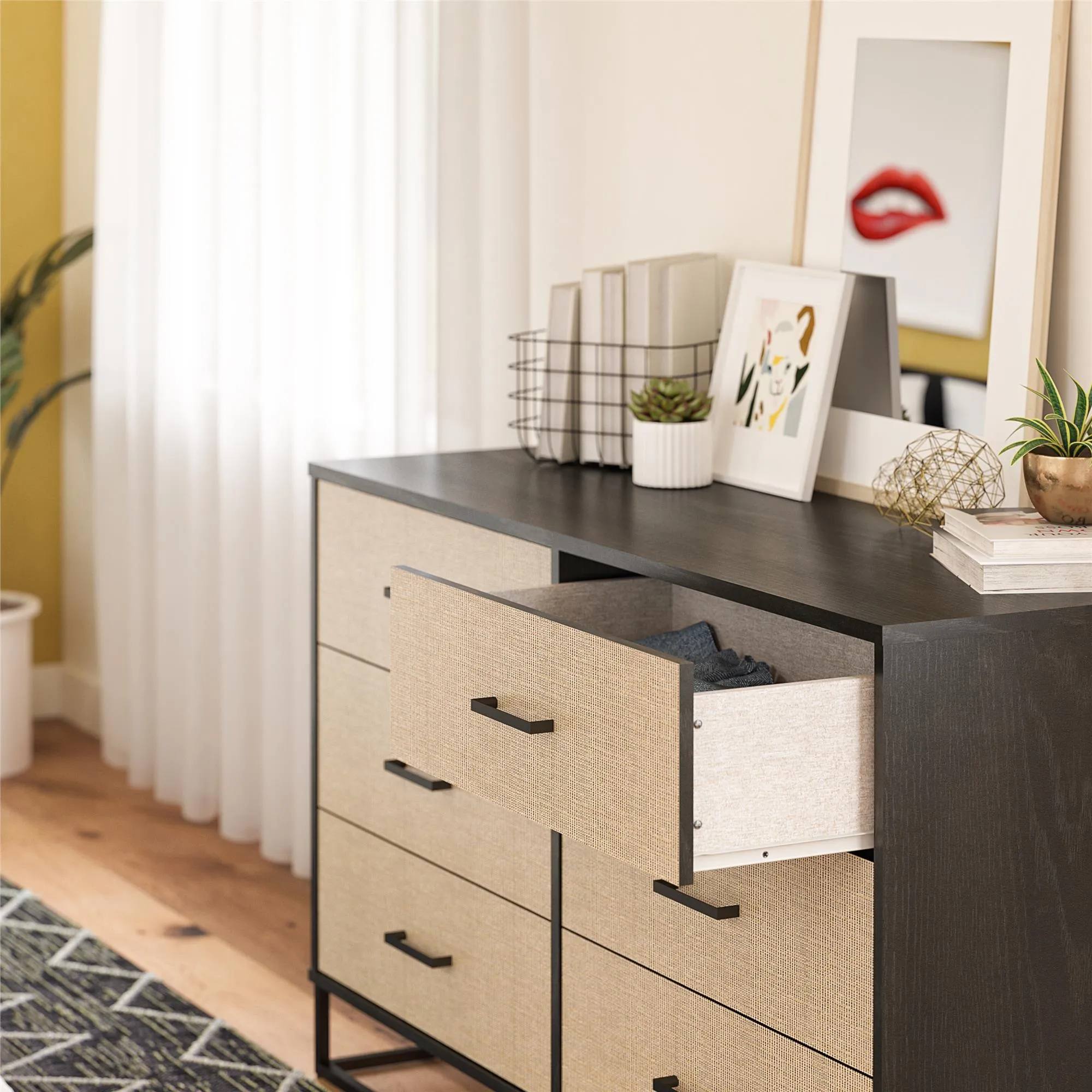 Kelly 6 Drawer Dresser