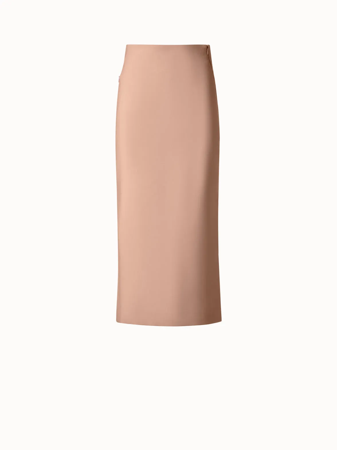 Long Pencil Skirt in Cotton Double-Face
