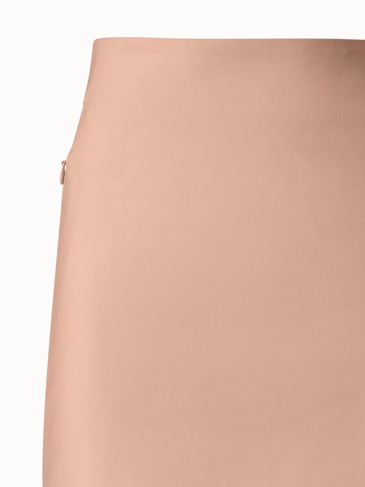 Long Pencil Skirt in Cotton Double-Face