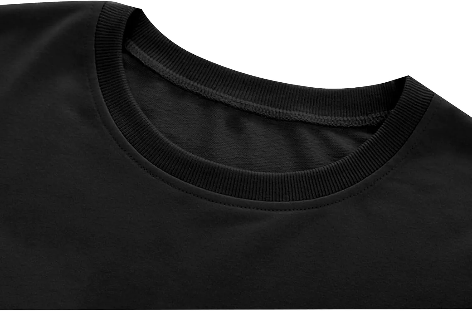 LovelyWholesale Women Graphic Crewneck Sweatshirts Casual Long Sleeve Cropped Tops