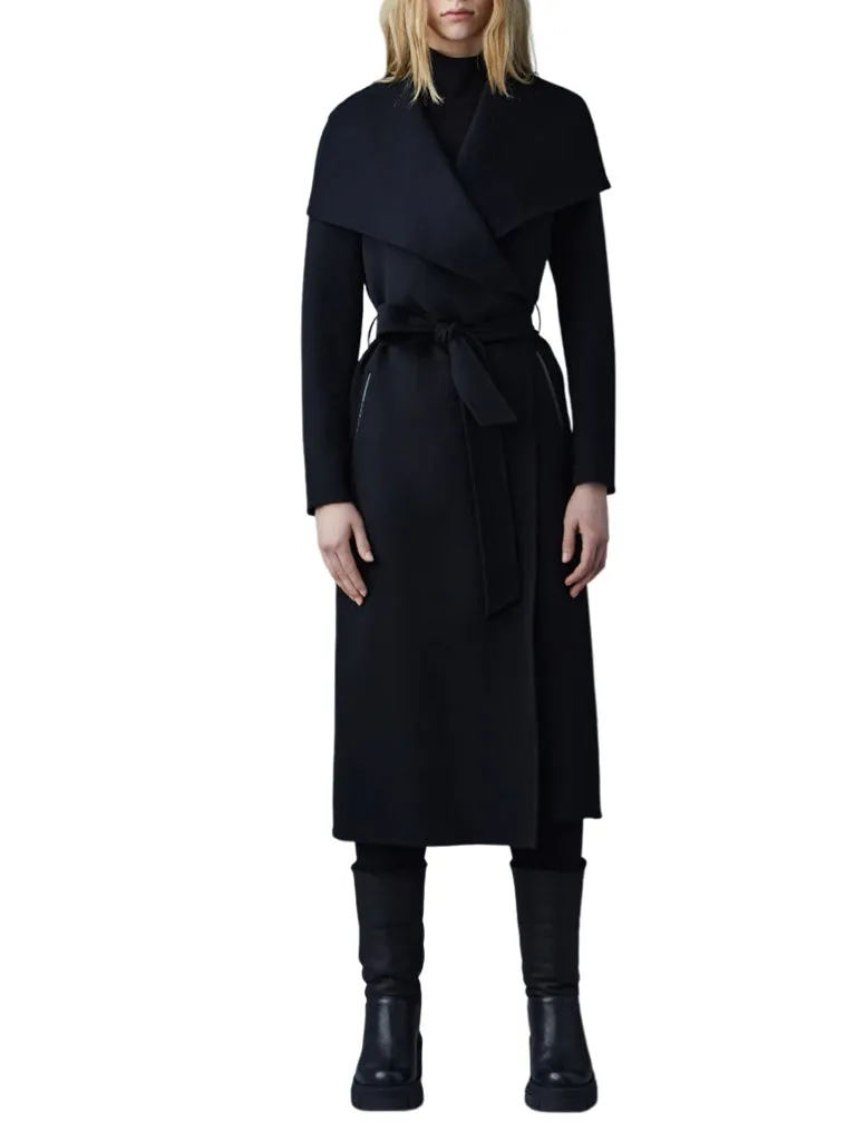 Mai Belted Light Wool Coat - MACKAGE
