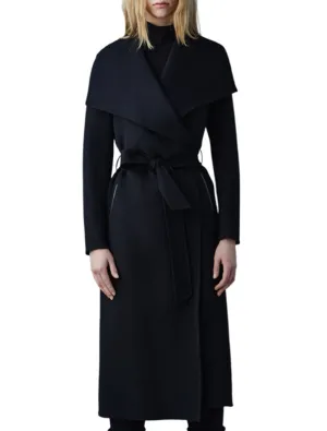 Mai Belted Light Wool Coat - MACKAGE
