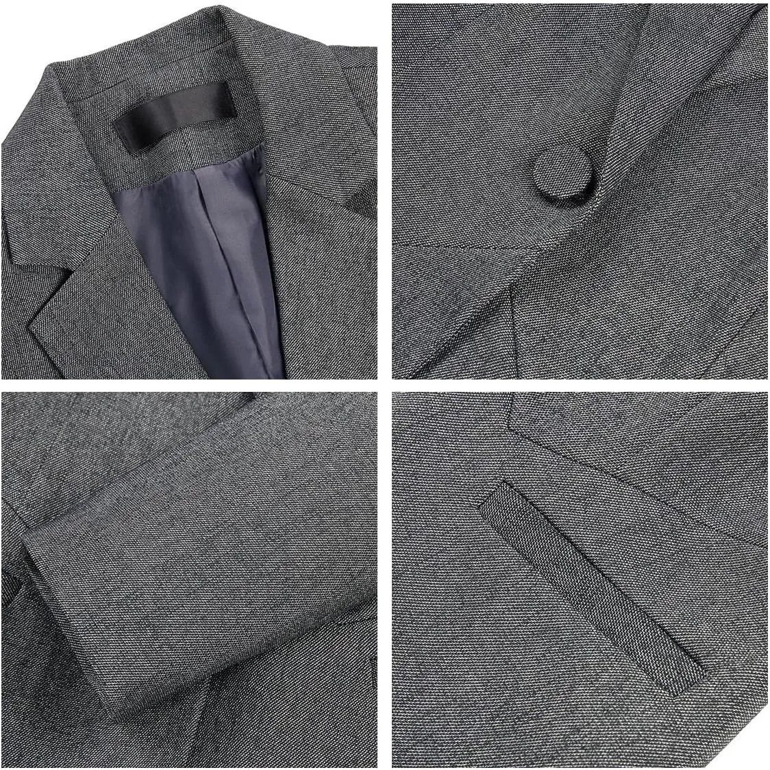 MODFUL Women's 2 Piece Business Suit Pant Set Slim Fit One Button Blazer Jacket Lady Work Suit for Office