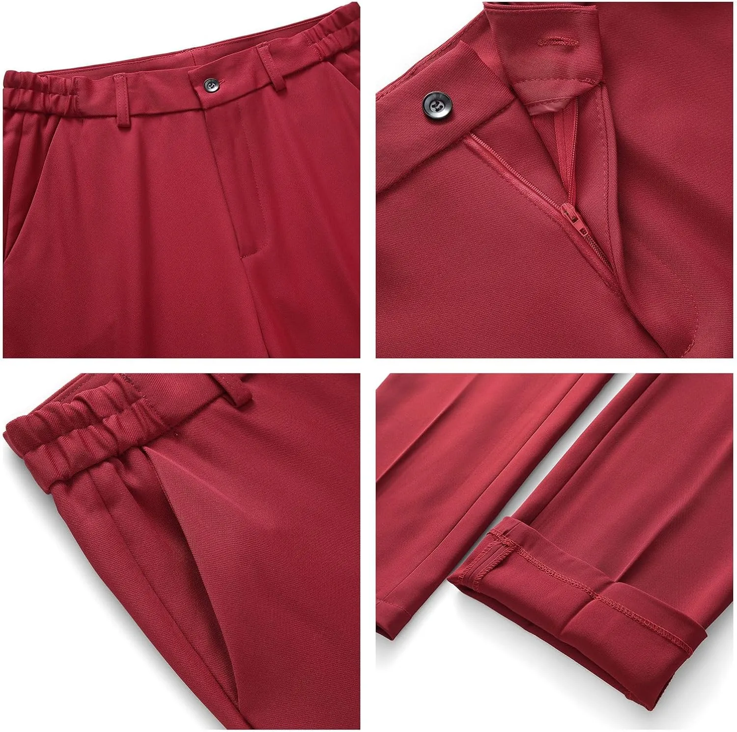 MODFUL Women's 2 Piece Business Suit Pant Set Slim Fit One Button Blazer Jacket Lady Work Suit for Office