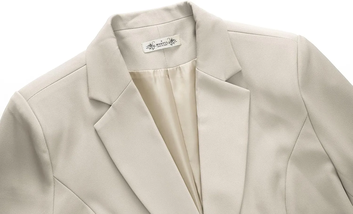 MODFUL Women's 2 Piece Business Suit Pant Set Slim Fit One Button Blazer Jacket Lady Work Suit for Office