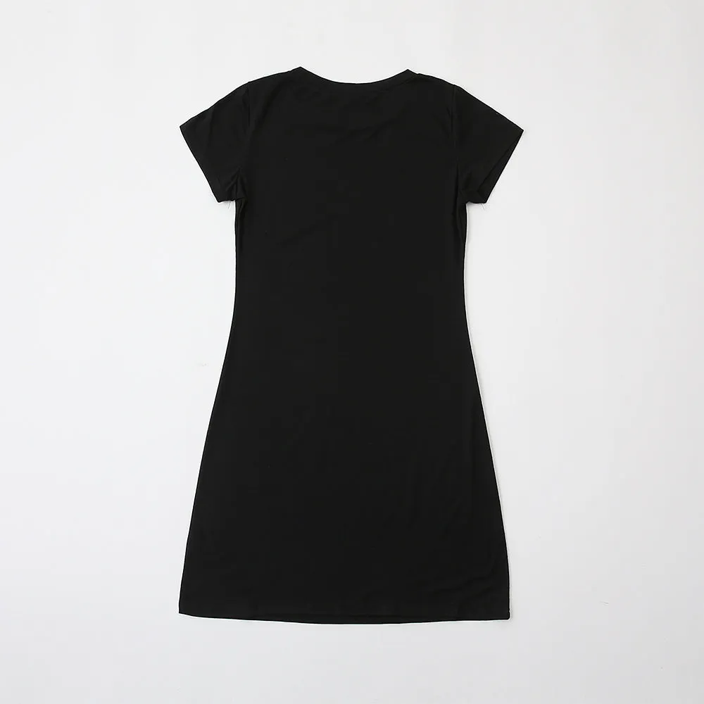 Mom and Daughter T-Shirt Dress