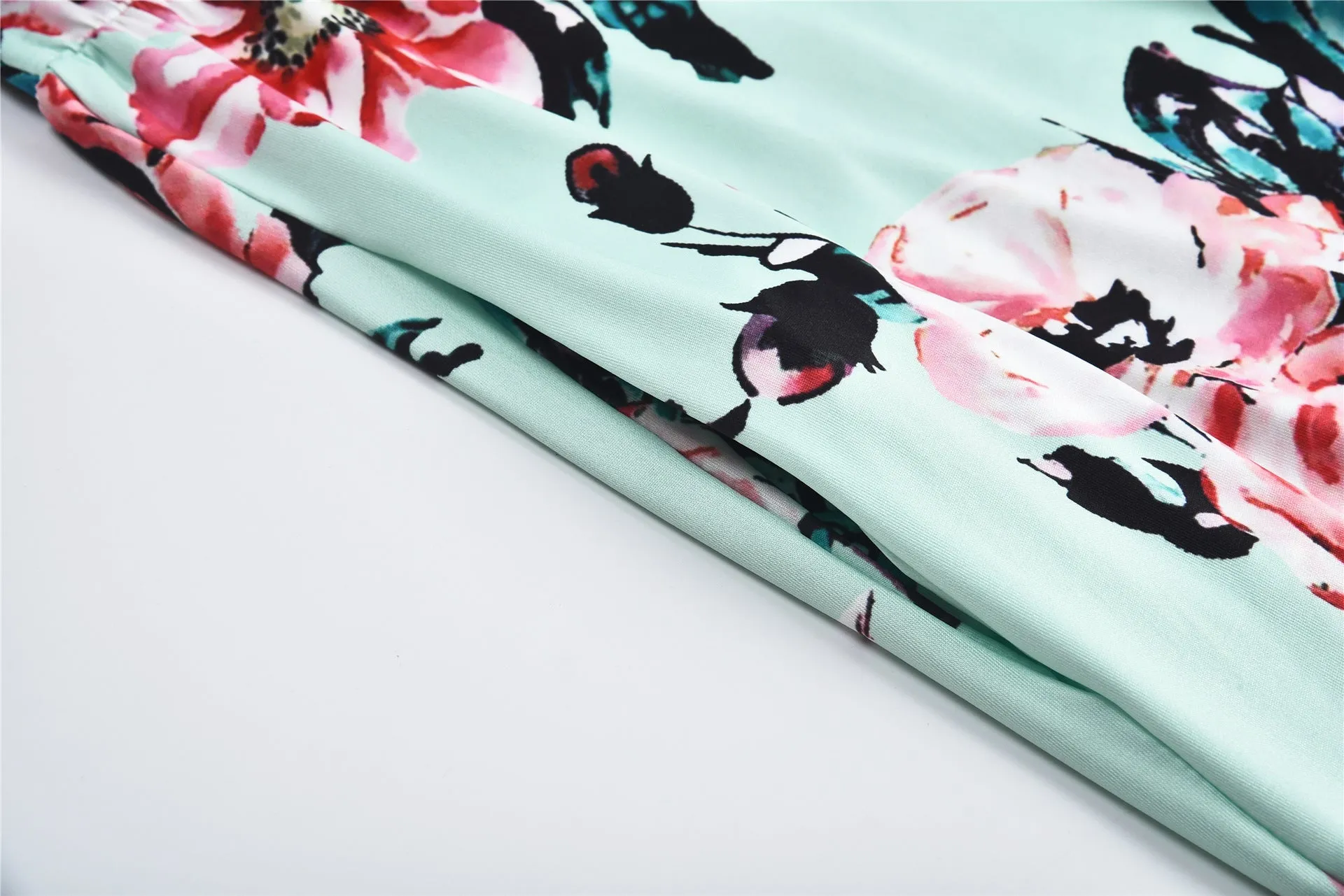 Mom and Me Floral Pattern Prints Matching Dresses
