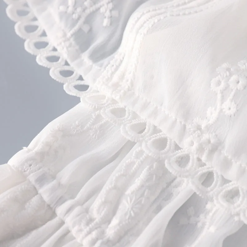 Mom and Me Lace Cold Shoulder Dress