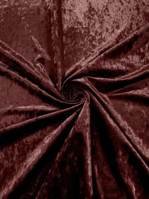 Mulberry Crushed Velvet Fabric/58 Inches Wide/Cosplays.
