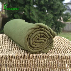 Olive Bamboo Stretch Jersey Fabric by the Yard