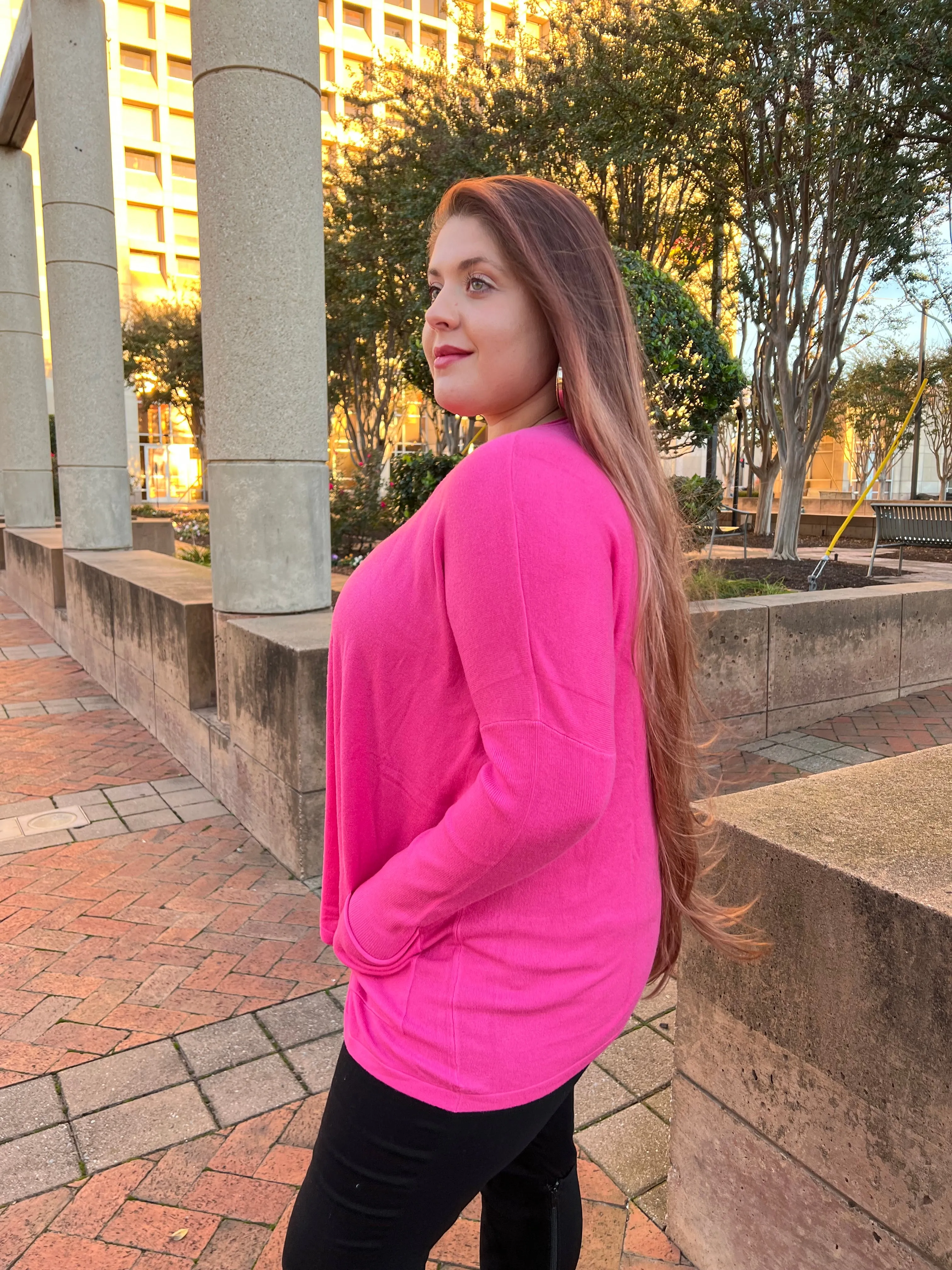 Oversized Front Pocket Sweater