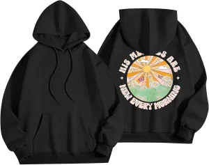 Oversized Hoodies for Women Plus Size Casual Graphic Sweatshirts Y2K Teen Girl Cute Pullover Top Trendy Fall Clothes