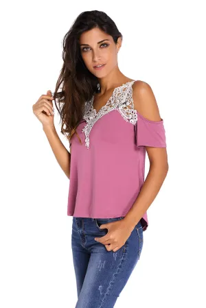Pink Crochet Stylish Top