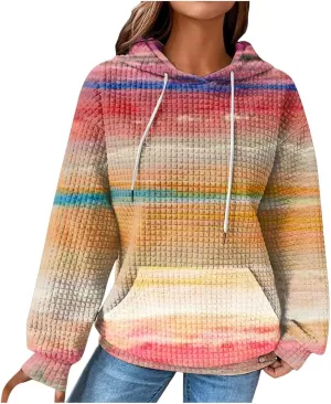 Plus Size Hoodies for Women 2024 Trendy Drawstring Pullover Sweatshirts Y2k Oversized Hoodies with Pockets