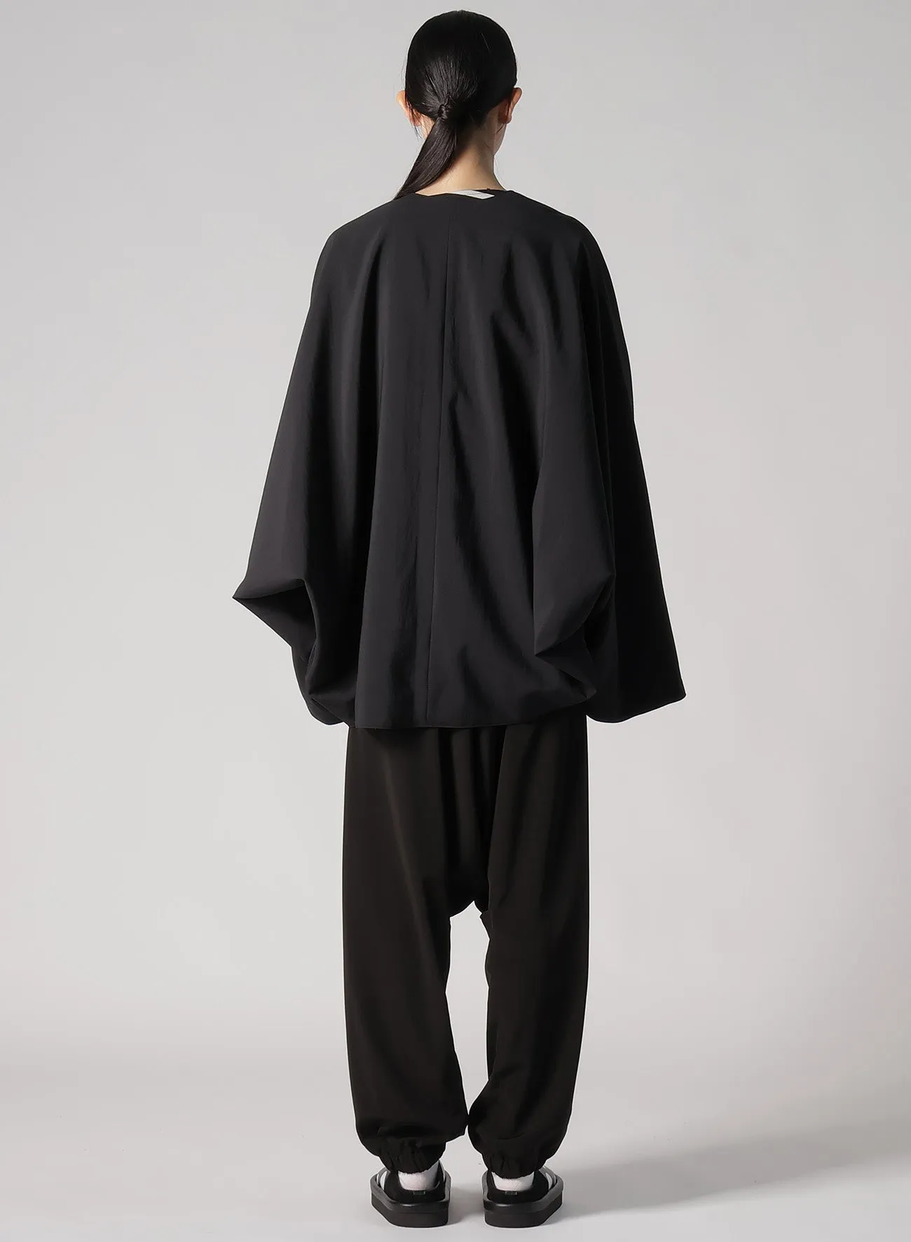 RECYCLE TASLAN NYLON GABARDINE DOLMAN SLEEVE JACKET