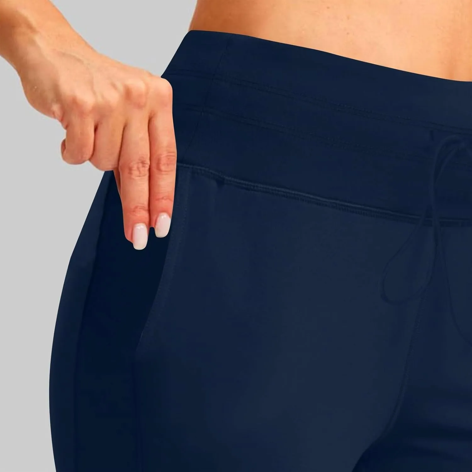 RKSTN Womens Fall Winter Yoga Pants Fleece Lined Leggings High Waist Drawstring Stretchy Sports Running Fitness Pant