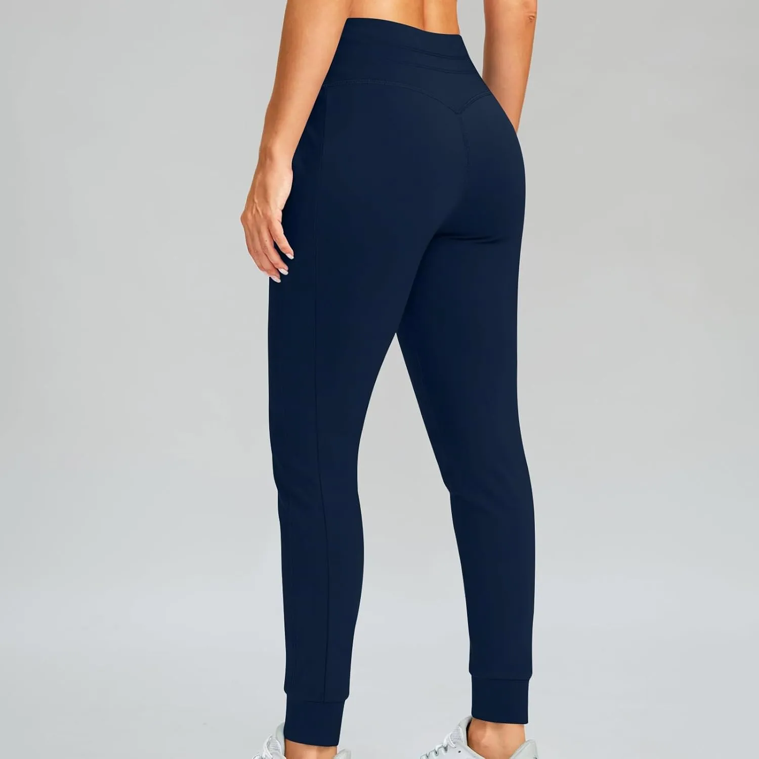 RKSTN Womens Fall Winter Yoga Pants Fleece Lined Leggings High Waist Drawstring Stretchy Sports Running Fitness Pant