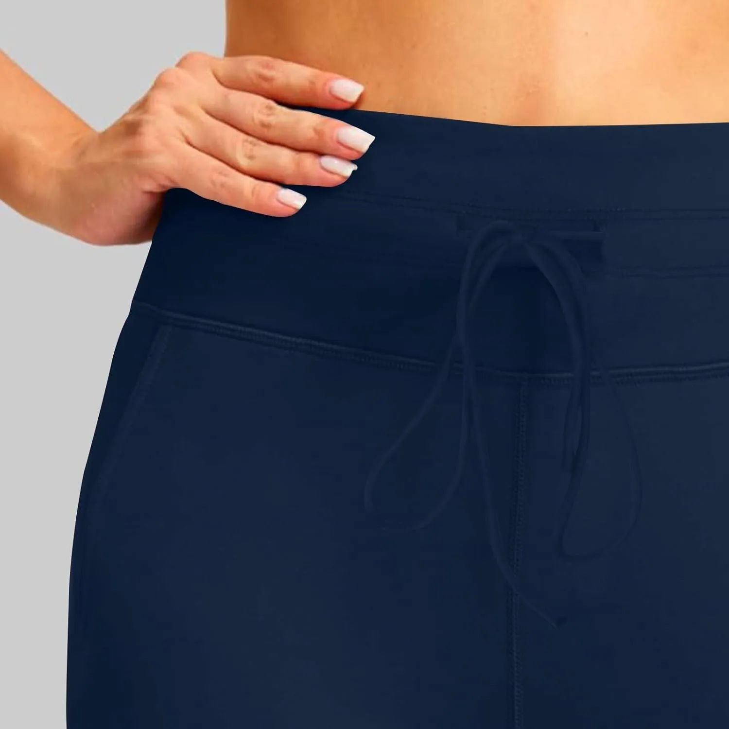 RKSTN Womens Fall Winter Yoga Pants Fleece Lined Leggings High Waist Drawstring Stretchy Sports Running Fitness Pant