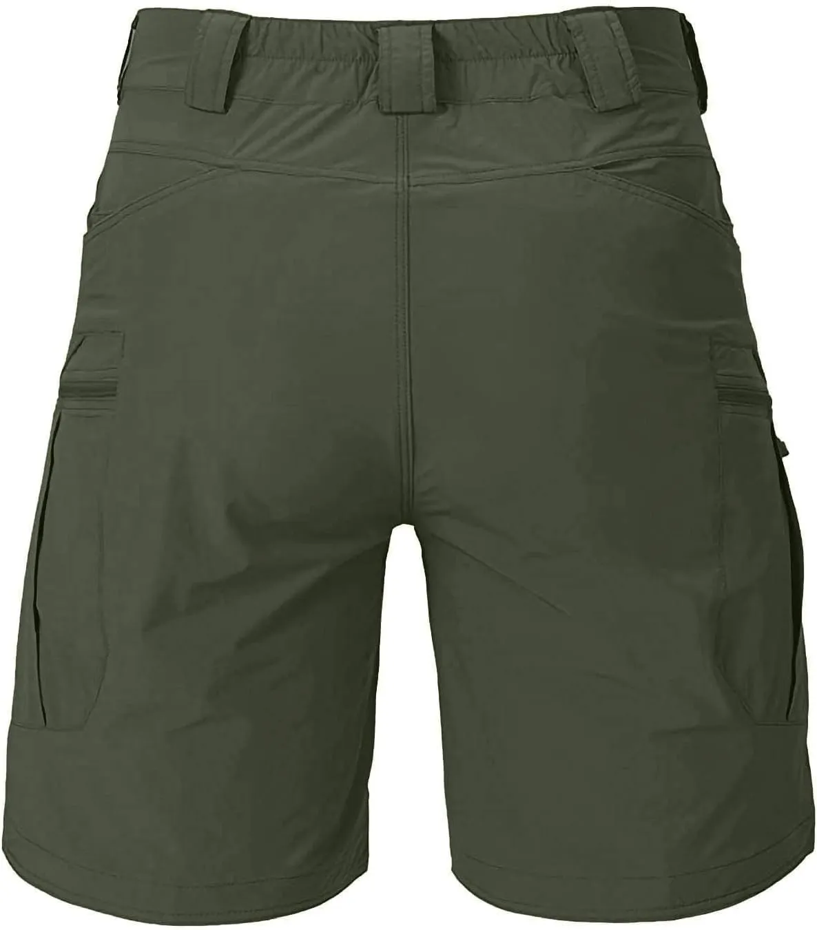 RTRDE Men's Casual Outdoor Shorts Elastic Waist Lightweight Water Resistant Quick Dry Fishing Hiking Shorts, S-5XL