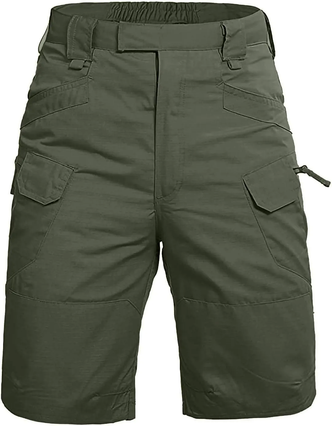 RTRDE Men's Casual Outdoor Shorts Elastic Waist Lightweight Water Resistant Quick Dry Fishing Hiking Shorts, S-5XL