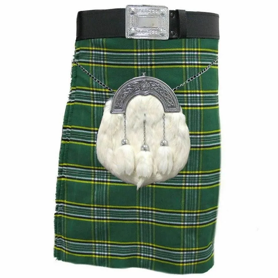 Scottish Men's Kilt Outfits  Professional 8 Yard Tartan Traditional  Highland Dress Tartan Kilt  Set.