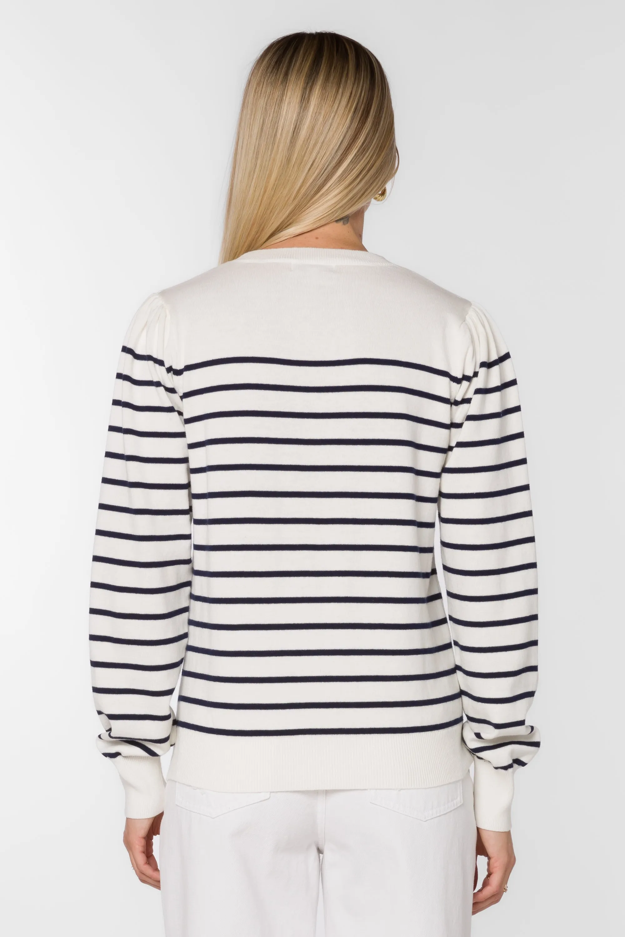 Serissa Navy Stripe Sweater