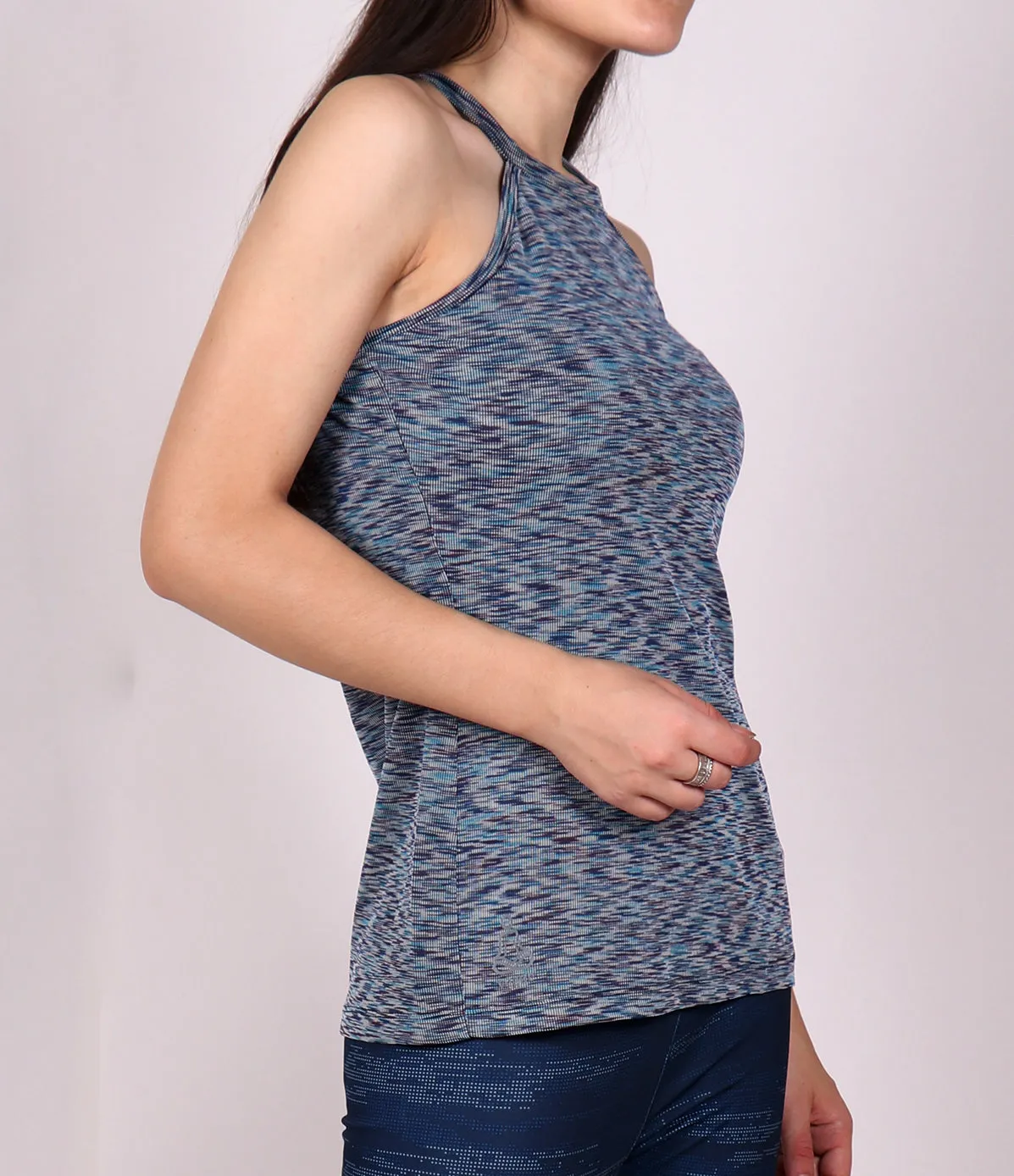 Sky Blue Halter Tank Top