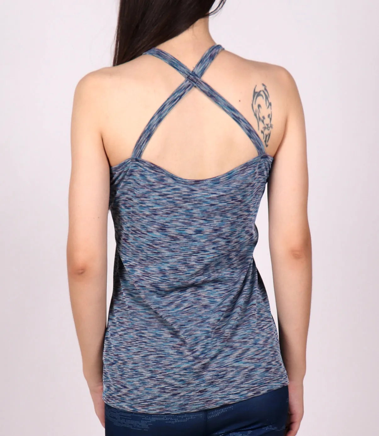 Sky Blue Halter Tank Top