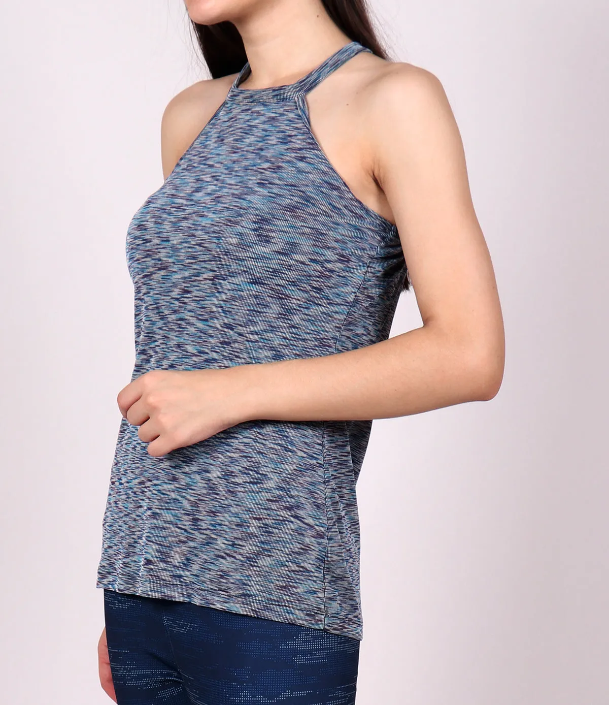 Sky Blue Halter Tank Top