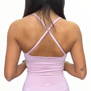 Sleek Support Padded Top - Blush