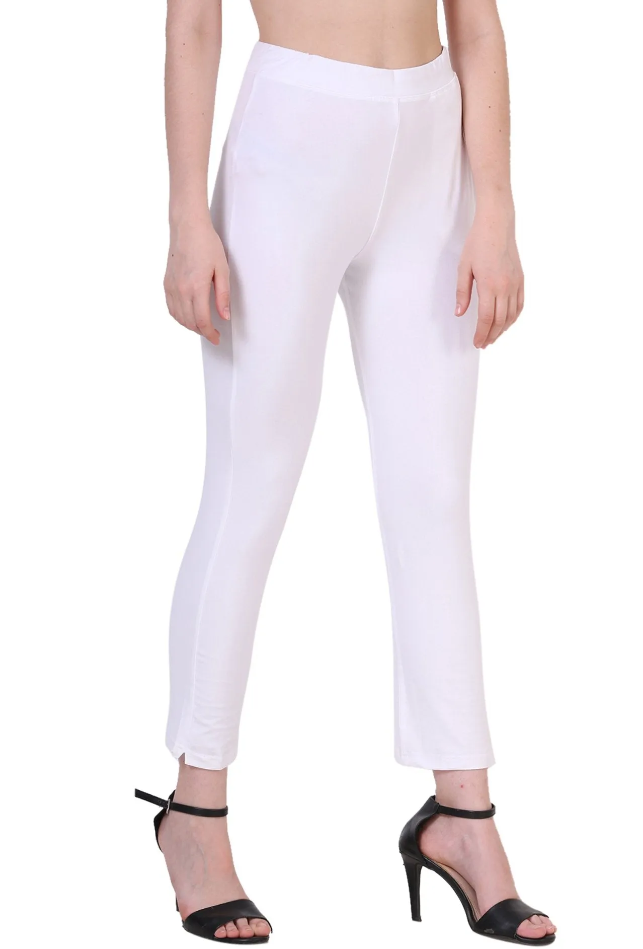 Sona Women's/Girl's International Soft  Cotton Regular Fit Straight Pants/Trouser-Orange