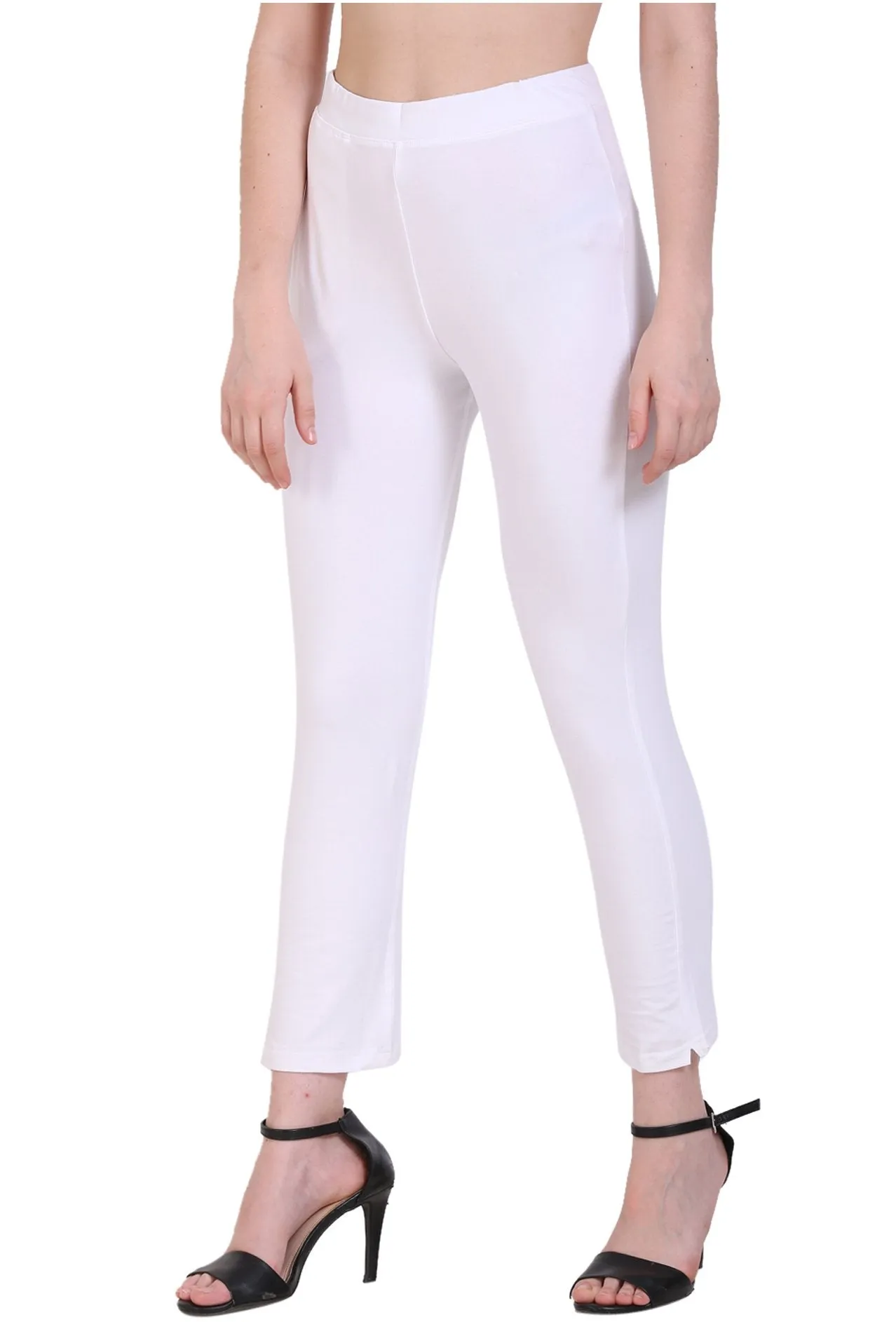 Sona Women's/Girl's International Soft  Cotton Regular Fit Straight Pants/Trouser-Orange