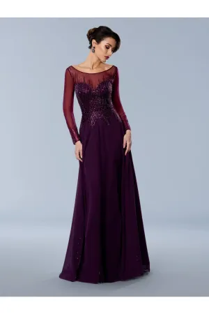 Stella Couture 24361 Long Sleeve Formal Evening Dress