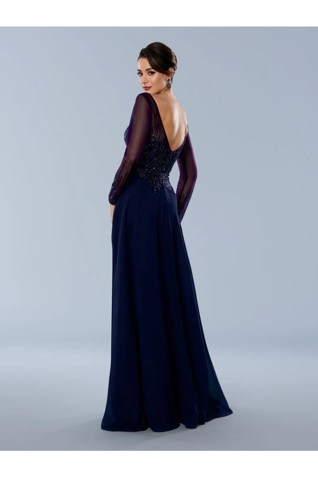 Stella Couture 24361 Long Sleeve Formal Evening Dress