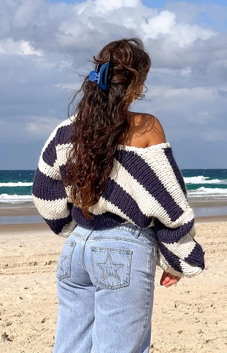 Striped Knit Sweater
