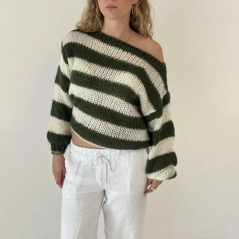 Striped Knit Sweater