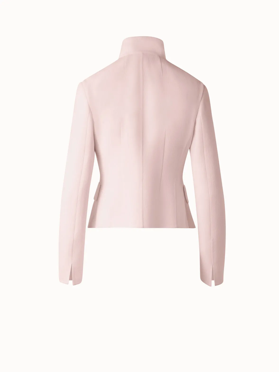 Tailored Wool Crêpe Double Face Jacket