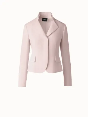 Tailored Wool Crêpe Double Face Jacket