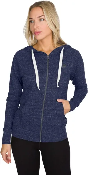 Three Sixty Six Dry Fit Sweatshirts for Women - Zip Up Hoodie Sweater Jacket with Dual Pockets