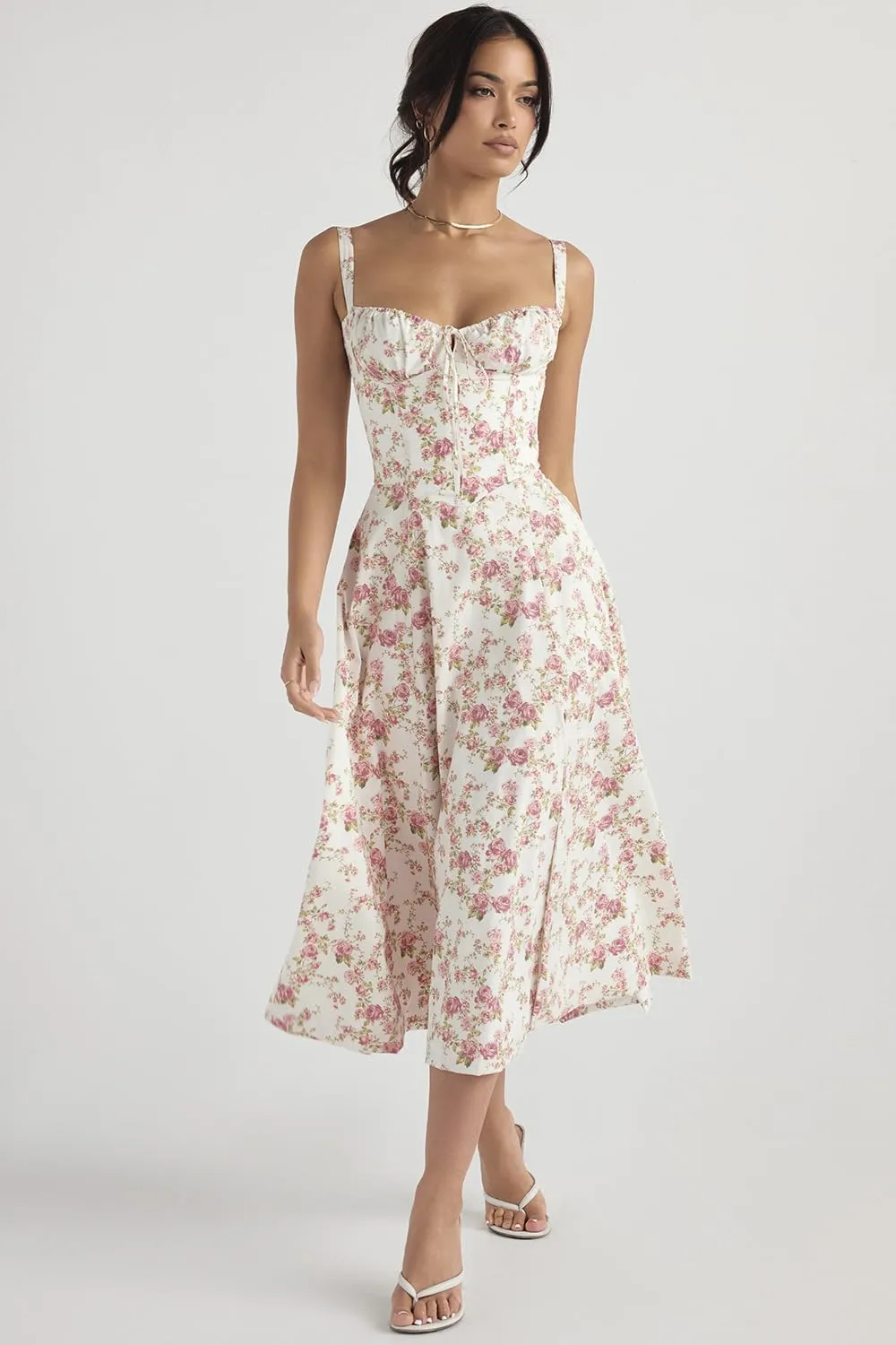 TICBRY Print Bustier Dress Women Sexy Strap Backless Slim Maxi Dress Summer Elegant Sleeveless Evening Club Party Sundress