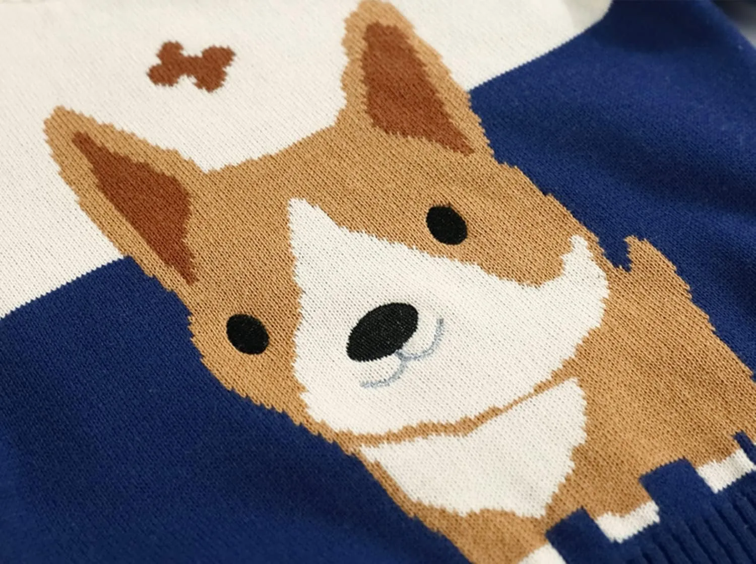 Toddler Baby Boy Knit Sweater Pullover Cotton Cartoon Sweatshirt