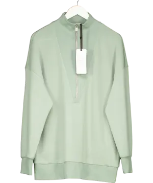 Varley Green DoubleSoft Masie Longline Sweater UK M