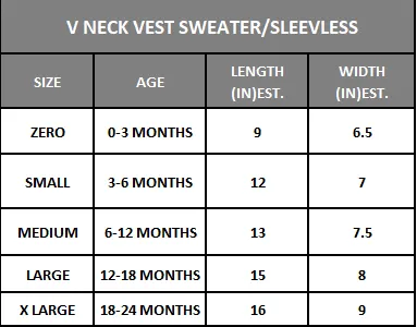 Vest Sleeveless Sweaters for Babies (white)