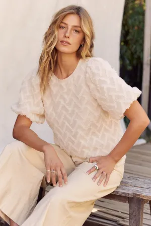 Victoria Bubble Sleeve Blouse