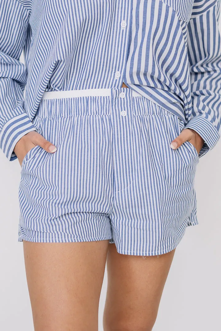 Westbrook Elastic Striped Shorts
